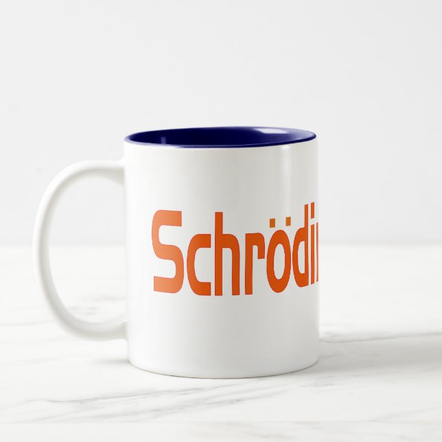 Taza Bicolor Geek de Schrodinger (Izquierda)