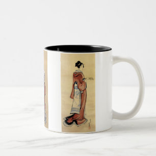 Taza Bicolor Geisha de pie