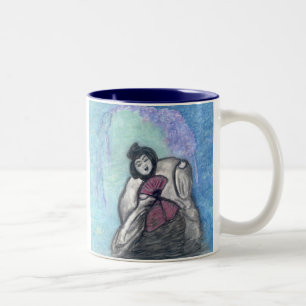 Taza Bicolor Geisha que se marchita