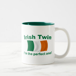 Taza Bicolor Gemelo irlandés perfecto