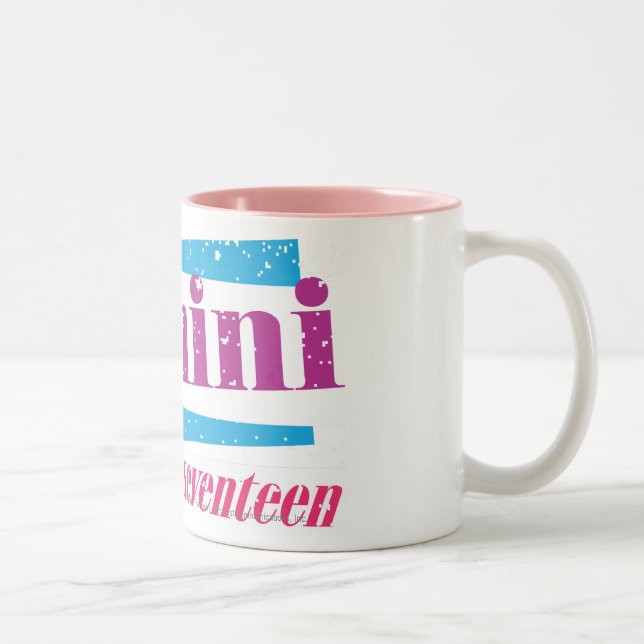 Taza Bicolor Géminis púrpuras (Derecha)