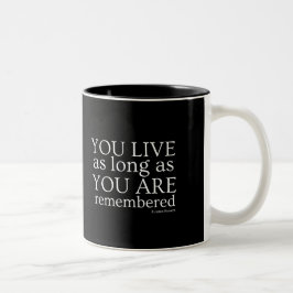 Taza Bicolor Genealogía Mug (negro)