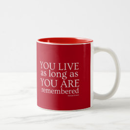 Taza Bicolor Genealogía Mug (rojo)