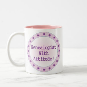 Taza Bicolor Genealógico con actitud