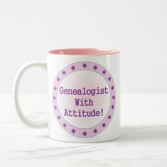 Taza Bicolor Genealógico Con Actitud (Izquierda)