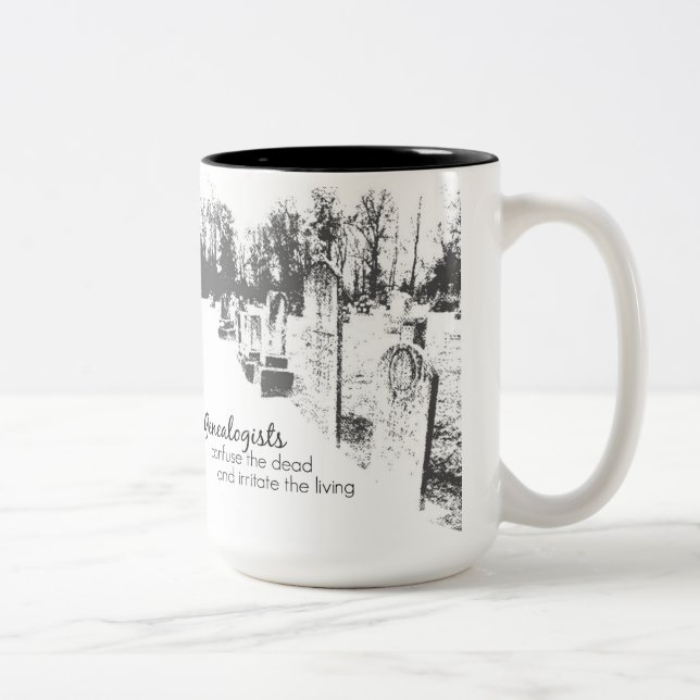 Taza Bicolor Genealogistas Mug (Derecha)
