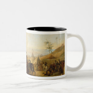 Taza Bicolor General Bonaparte que visita las fuentes de