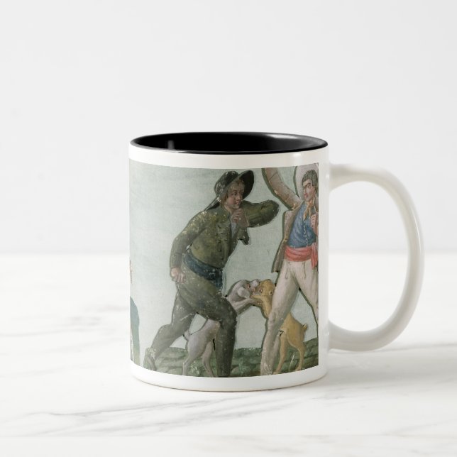 Taza Bicolor General Charles Lameth y Charles Eugene (Derecha)