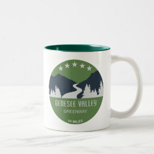 Taza Bicolor Genesee Valley Greenway Nueva York