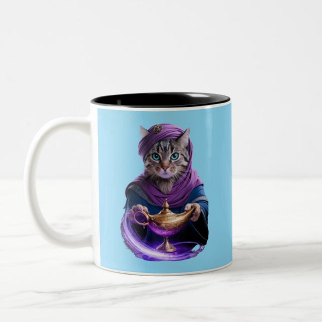 Taza Bicolor Genie de Tabby (Izquierda)
