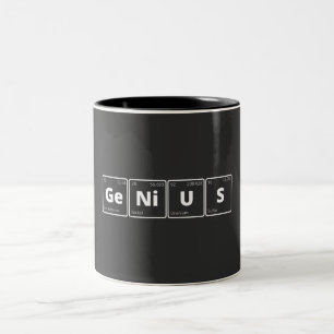 Taza Bicolor Genio - Tabla periódica