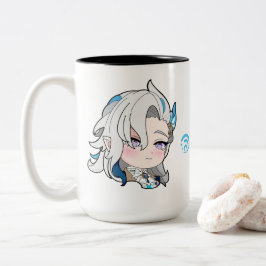 Taza Bicolor GENSHIN IMPACTO NEUVILLETTE Chibi