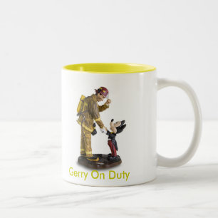 Taza Bicolor Gente alta y corta