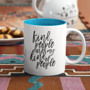 Taza Bicolor Gente Amable Es Mi Gente, Cita