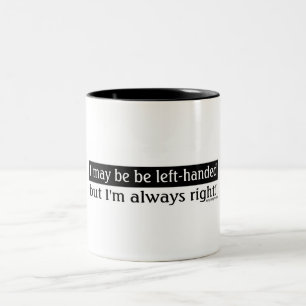 Taza Bicolor Gente zurda