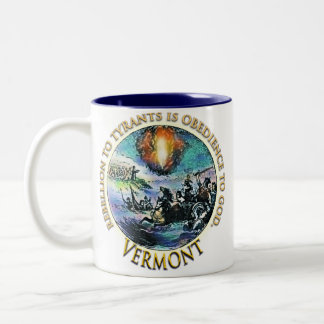 Taza Bicolor George Washington Vermont Mug