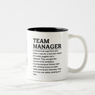 Taza Bicolor gerente de equipo