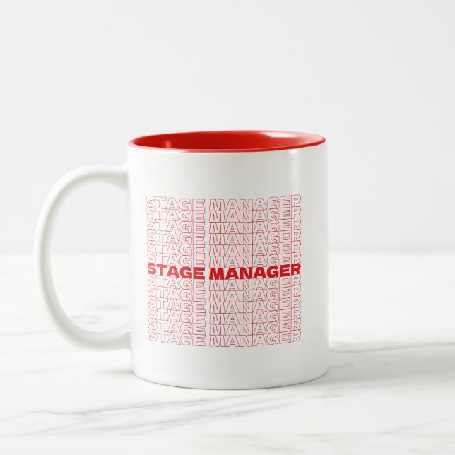 Taza Bicolor Gerente de escenario (Izquierda)