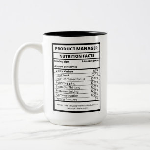 Taza Bicolor Gerente de Producto Líder de Equipo Genial