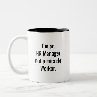 Taza Bicolor Gerente de RRHH divertido
