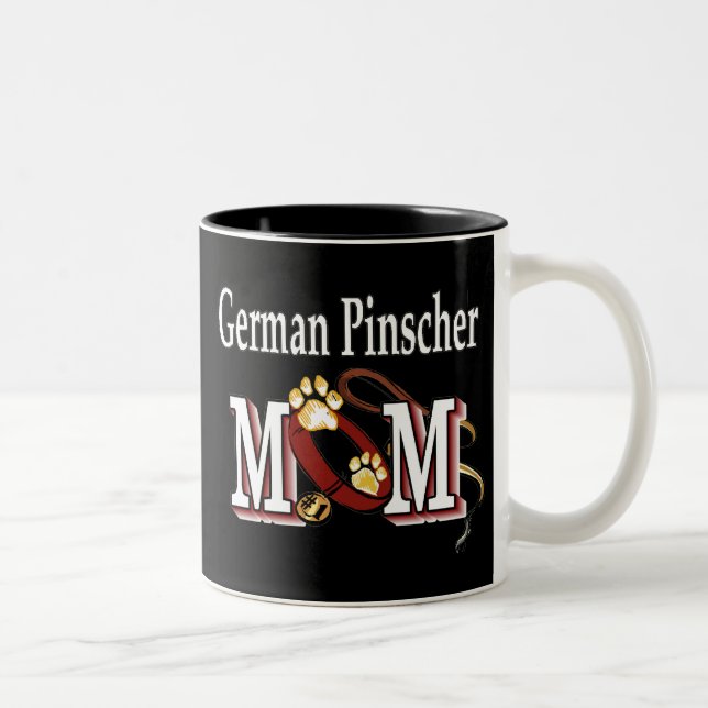 Taza Bicolor German Pinscher Mom Mug (Derecha)