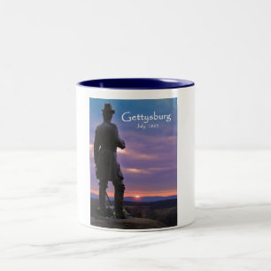 Taza Bicolor Gettysburg - pequeño top redondo