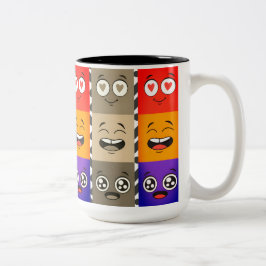 Taza Bicolor Ghonim_ Mug 10$ multifacial