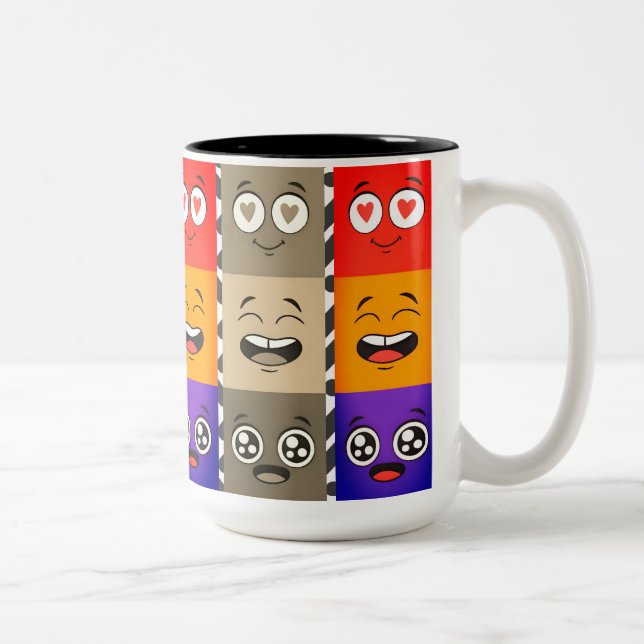 Taza Bicolor Ghonim_ Mug 10$ multifacial (Derecha)