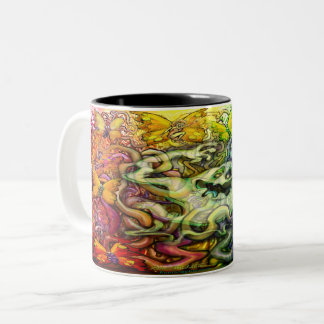 Taza Bicolor Ghostly Magic Two Tone Coffee Mug