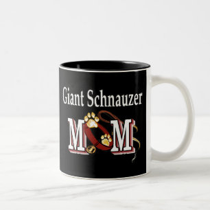 Taza Bicolor Giant Schnauzer Mom Mug
