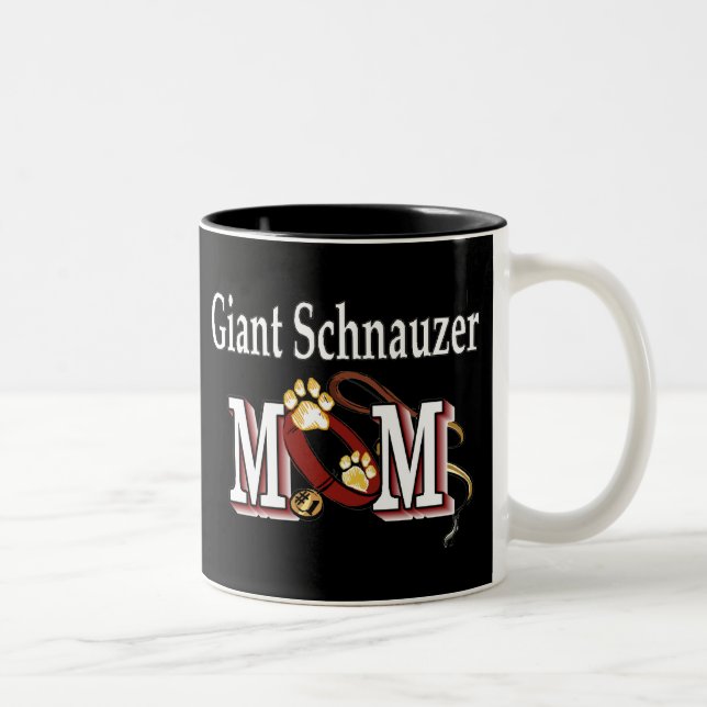 Taza Bicolor Giant Schnauzer Mom Mug (Derecha)