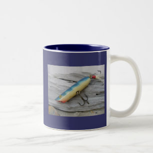 Taza Bicolor Gibbs Vintage Saltwater Lures Mug