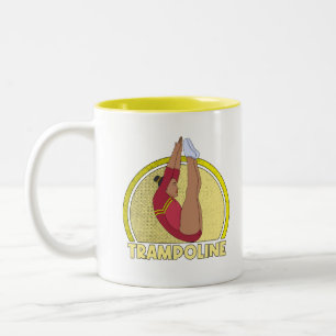 Taza Bicolor Gimnasia de trampolín