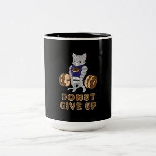 Taza Bicolor Gimnasio De Levantamiento De Poderosos De Levantam