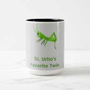 Taza Bicolor Gimnasio gemelo favorito de St. Urho