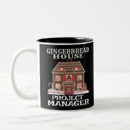 Taza Bicolor Gingerbread House Project Manager-Baker