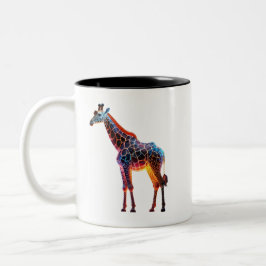Taza Bicolor Giraffe colorida