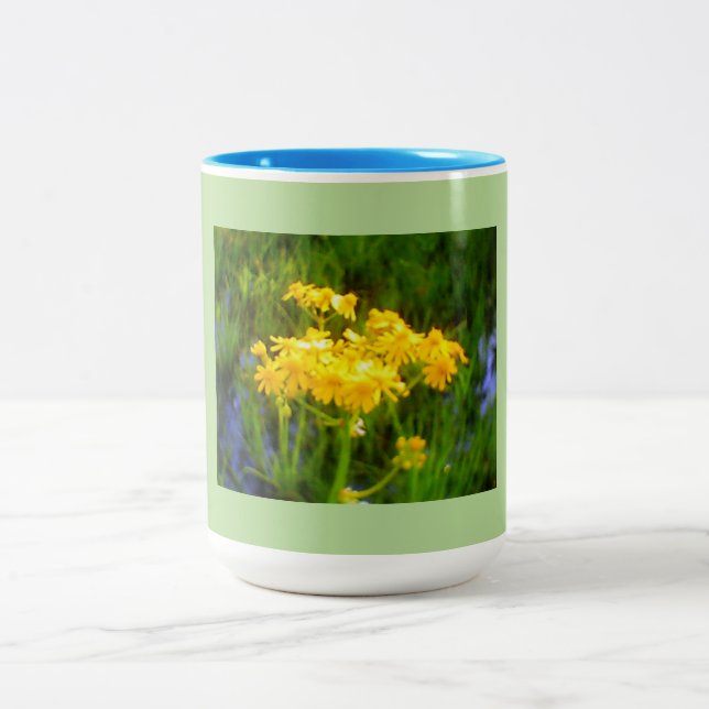 Taza Bicolor Girasol (Centro)