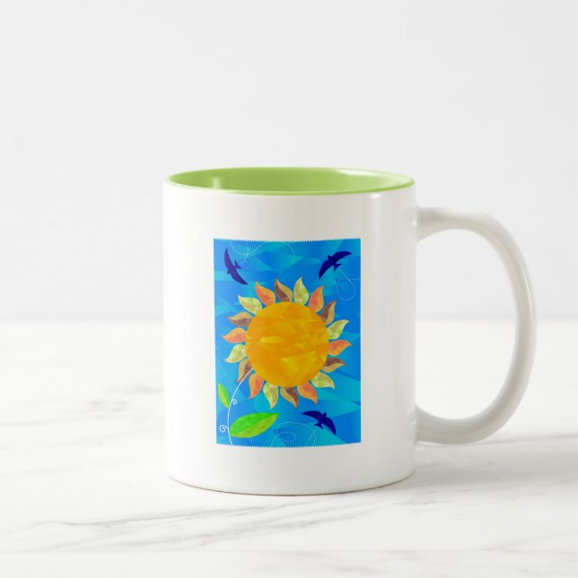 Taza Bicolor Girasol (Derecha)