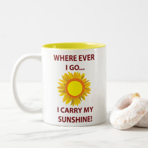 Taza Bicolor Girasol del sol Girasol del sol