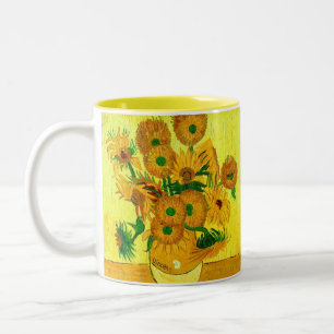 Taza Bicolor Girasoles de Van Gogh
