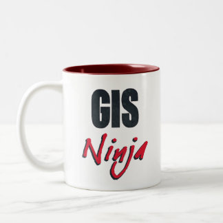 Taza Bicolor GIS Ninja Mug