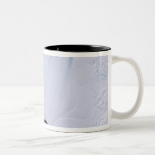 Taza Bicolor Glaciar de la isla del pino