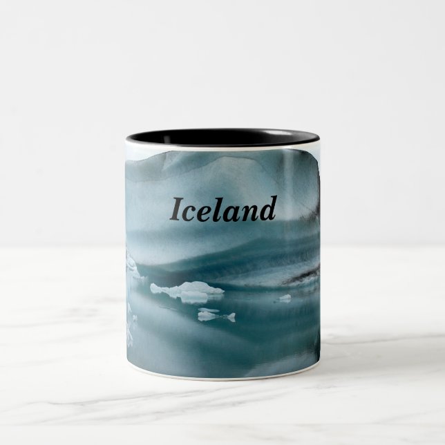 Taza Bicolor Glaciares de Islandia (Centro)