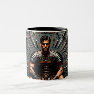 Taza Bicolor Gladiador romano Valor Knolling Mug