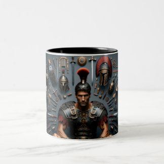 Taza Bicolor Gladiador romano Valor Knolling Mug