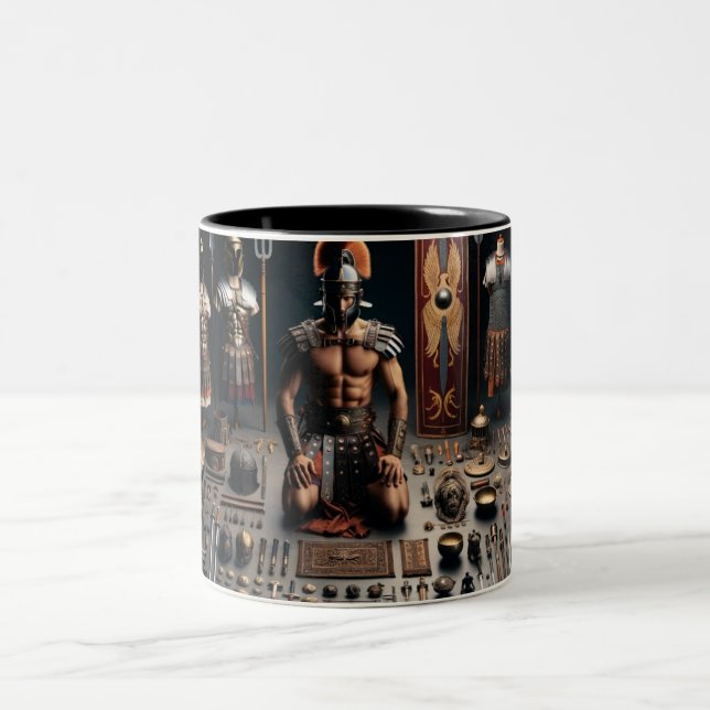 Taza Bicolor Gladiador Valor Romano (Centro)