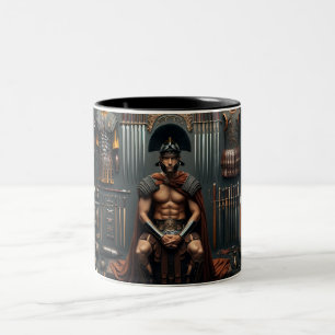 Taza Bicolor Gladiador Valor Romano