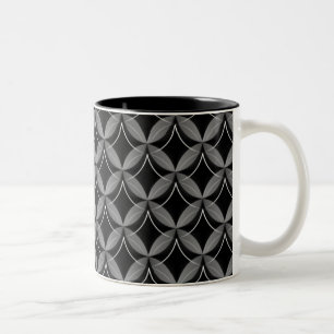 Taza Bicolor Glam Mug, Gris metálico