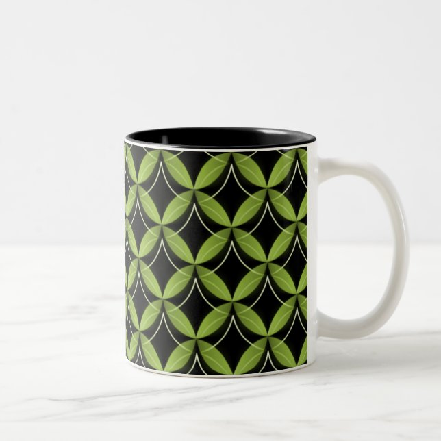 Taza Bicolor Glam Mug, Lime Green (Derecha)